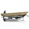 Eevelle Windstorm Boat Cover V HULL FISHING Outboard Motor w/Outboard 10' 6in. L 60in. W Khaki WSVFW1060B-KHA - alternate 1